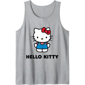 image:imageHello Kitty Character Front and Back Tank Top SmallHeather Grey