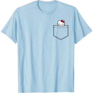 image:imageHello Kitty Chest Pocket TShirtBaby Blue