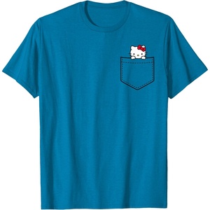 image:imageHello Kitty Chest Pocket TShirtSapphire Blue