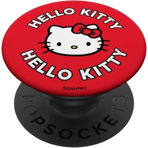 image:imageHello Kitty Classic Logo Red PopSockets Adhesive PopGripAdhesive PopGrip