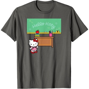 image:imageHello Kitty Classroom Teacher School Men Women Girls Kids TShirtAsphalt Grey