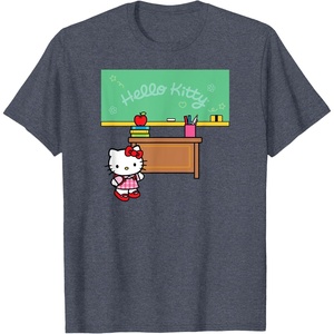 image:imageHello Kitty Classroom Teacher School Men Women Girls Kids TShirtHeather Blue
