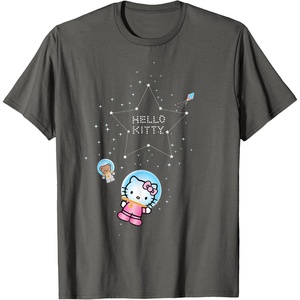 image:imageHello Kitty Constellation Stars Astronaut TShirtAsphalt Grey