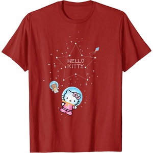image:imageHello Kitty Constellation Stars Astronaut TShirtCranberry Red
