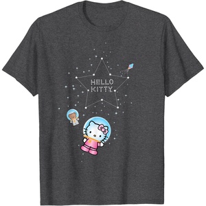image:imageHello Kitty Constellation Stars Astronaut TShirtDark Heather Grey