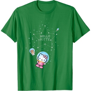 image:imageHello Kitty Constellation Stars Astronaut TShirtKelly Green
