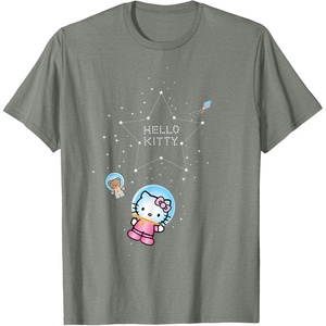 image:imageHello Kitty Constellation Stars Astronaut TShirtOlive Heather