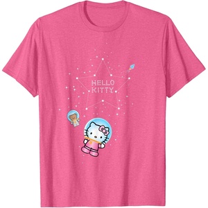 image:imageHello Kitty Constellation Stars Astronaut TShirtPink Heather