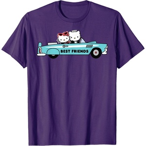 image:imageHello Kitty Dear Daniel Best Friends Classic Car 1950s TShirtPurple