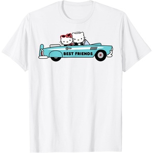 image:imageHello Kitty Dear Daniel Best Friends Classic Car 1950s TShirtWhite
