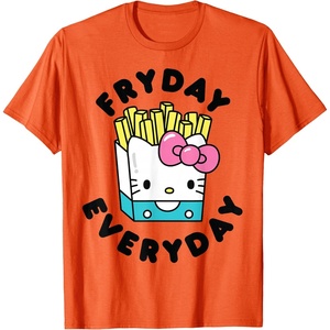 image:imageHello Kitty French Fries Fryday Everyday Friday TShirtOrange