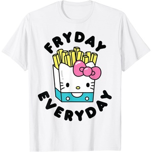 image:imageHello Kitty French Fries Fryday Everyday Friday TShirtWhite