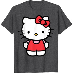 image:imageHello Kitty Front and Back Tee Shirt TShirtDark Heather Grey