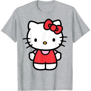 image:imageHello Kitty Front and Back Tee Shirt TShirtHeather Grey