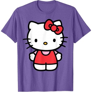 image:imageHello Kitty Front and Back Tee Shirt TShirtPurple Heather
