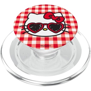 image:imageHello Kitty Gingham and Heart Sunglasses PopSockets MagSafe PopGrip for iPhoneMagSafe