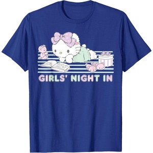 image:imageHello Kitty Girls Night In Reading Short Sleeve TShirtRoyal Blue