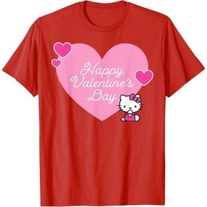 image:imageHello Kitty Happy Valentines Day TShirt SmallRed