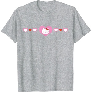 image:imageHello Kitty Hearts TShirtHeather Grey