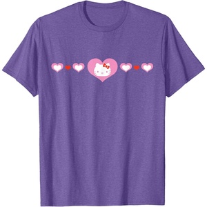 image:imageHello Kitty Hearts TShirtPurple Heather