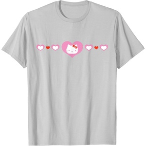 image:imageHello Kitty Hearts TShirtSilver Grey