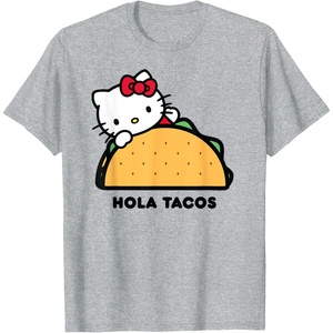 image:imageHello Kitty Hola Tacos TShirtHeather Grey