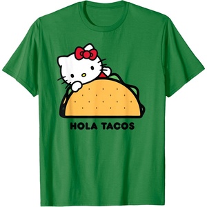 image:imageHello Kitty Hola Tacos TShirtKelly Green