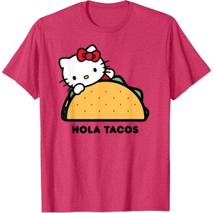 image:imageHello Kitty Hola Tacos TShirtRed Heather