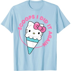 image:imageHello Kitty Ice Cream Cone Scoops I Did It Again TShirtBaby Blue