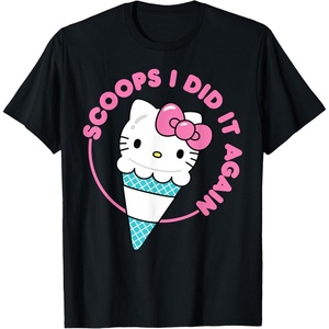 image:imageHello Kitty Ice Cream Cone Scoops I Did It Again TShirtBlack