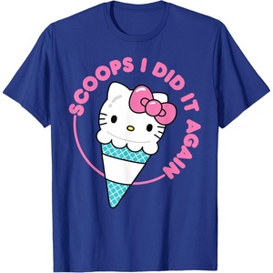image:imageHello Kitty Ice Cream Cone Scoops I Did It Again TShirtRoyal Blue