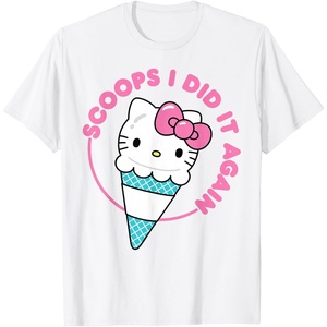 image:imageHello Kitty Ice Cream Cone Scoops I Did It Again TShirtWhite