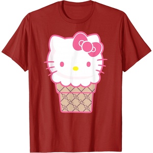 image:imageHello Kitty Ice Cream Cone TShirtCranberry Red