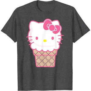 image:imageHello Kitty Ice Cream Cone TShirtDark Heather Grey