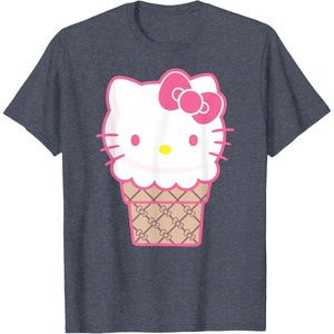 image:imageHello Kitty Ice Cream Cone TShirtHeather Blue