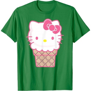 image:imageHello Kitty Ice Cream Cone TShirtKelly Green