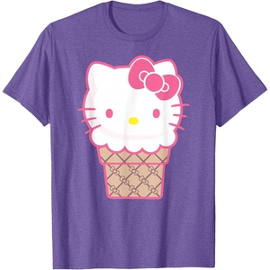 image:imageHello Kitty Ice Cream Cone TShirtPurple Heather