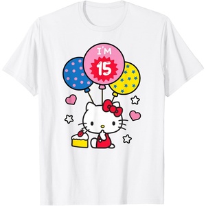 image:imageHello Kitty Im 15 Birthday TShirt TShirtWhite