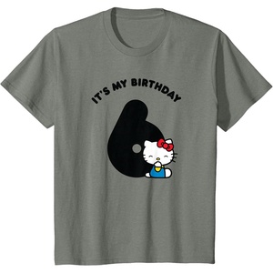 image:imageHello Kitty Its My 6th Birthday TShirtOlive Heather