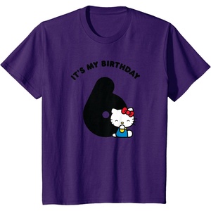 image:imageHello Kitty Its My 6th Birthday TShirtPurple