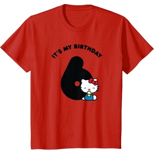 image:imageHello Kitty Its My 6th Birthday TShirtRed