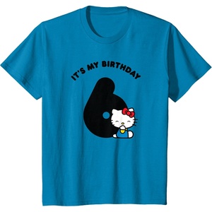 image:imageHello Kitty Its My 6th Birthday TShirtSapphire Blue