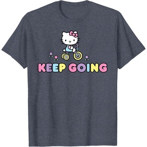 image:imageHello Kitty Keep Going TShirtHeather Blue