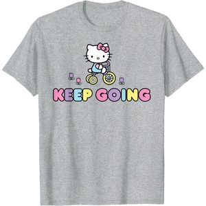 image:imageHello Kitty Keep Going TShirtHeather Grey