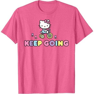 image:imageHello Kitty Keep Going TShirtPink Heather