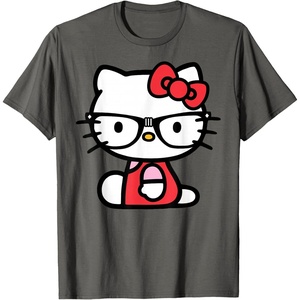 image:imageHello Kitty Nerd Glasses TShirtAsphalt Grey