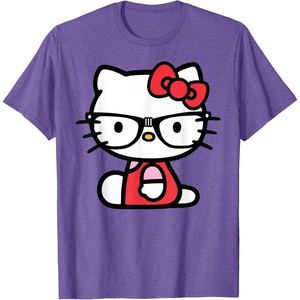 image:imageHello Kitty Nerd Glasses TShirtPurple Heather