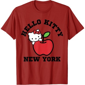 image:imageHello Kitty New York Big Apple Tee Shirt TShirtCranberry Red