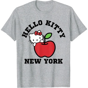 image:imageHello Kitty New York Big Apple Tee Shirt TShirtHeather Grey