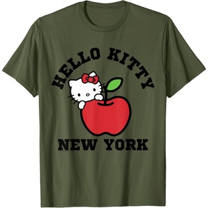 image:imageHello Kitty New York Big Apple Tee Shirt TShirtOlive Green